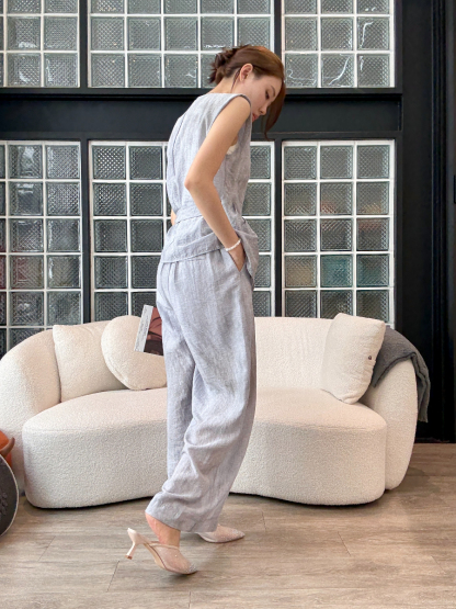 Chandel Wrap Top & Pants Set (PTS104)