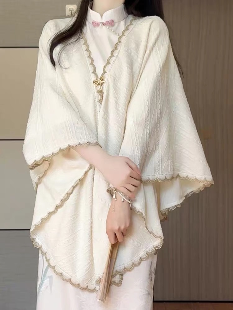 Ci Heng Oriental Cape Shawl 