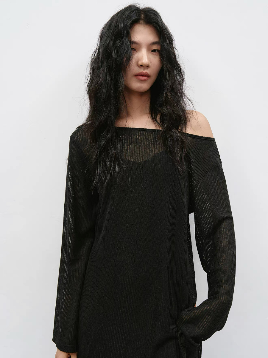 Kate Two Piece Set-Inner Cami & Sheer Dress