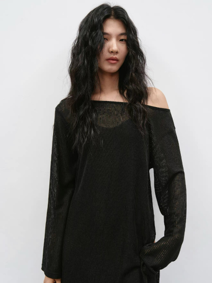 Kate Two Piece Set-Inner Cami & Sheer Dress