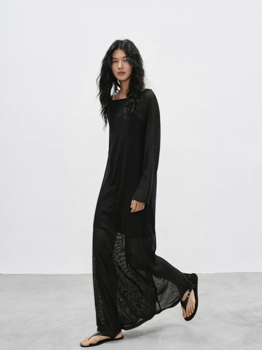 Kate Two Piece Set-Inner Cami & Sheer Dress