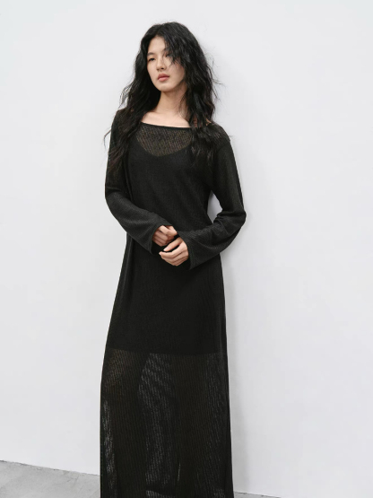 Kate Two Piece Set-Inner Cami & Sheer Dress