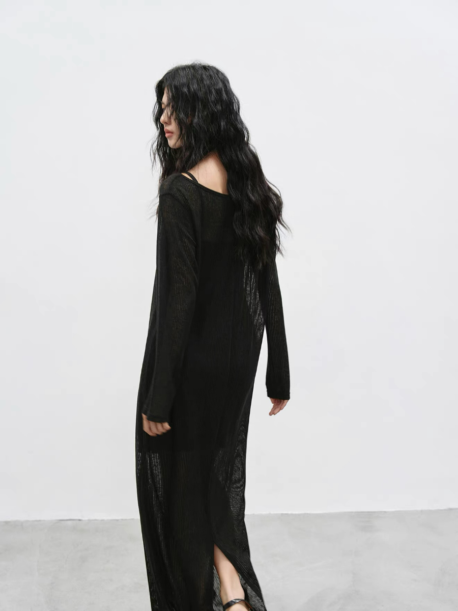 Kate Two Piece Set-Inner Cami & Sheer Dress