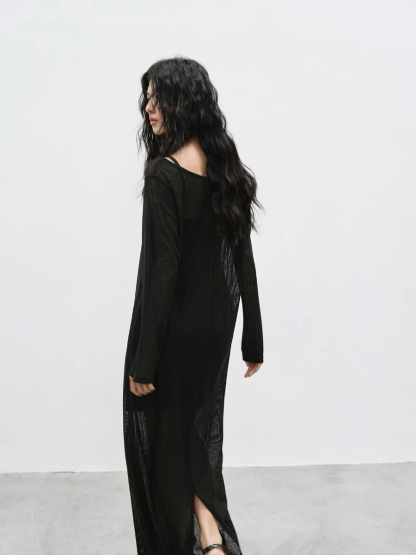 Kate Two Piece Set-Inner Cami & Sheer Dress