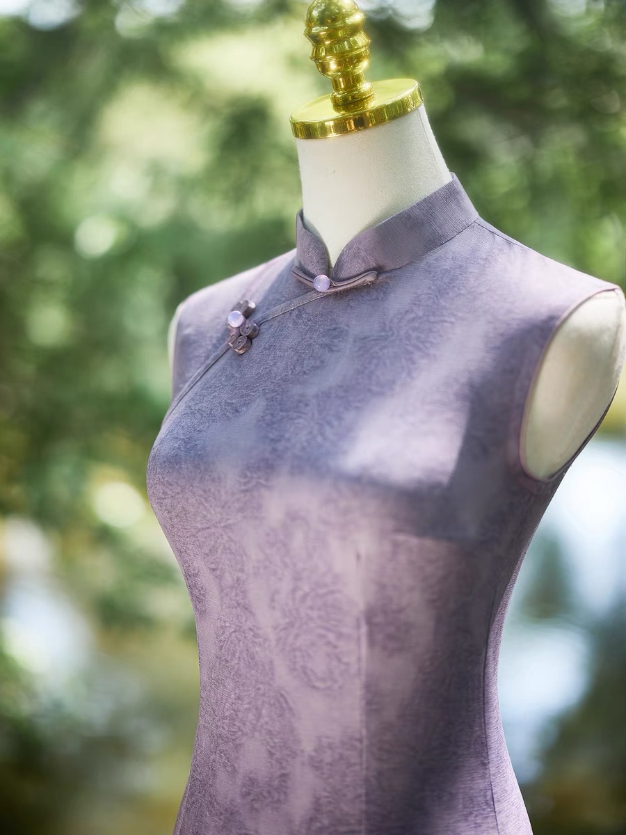 Ci Jia Floral Sleeveless Cheongsam