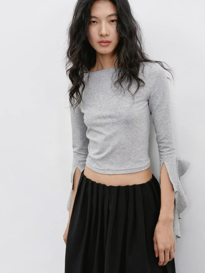 Katty Soft Flare Sleeve Top