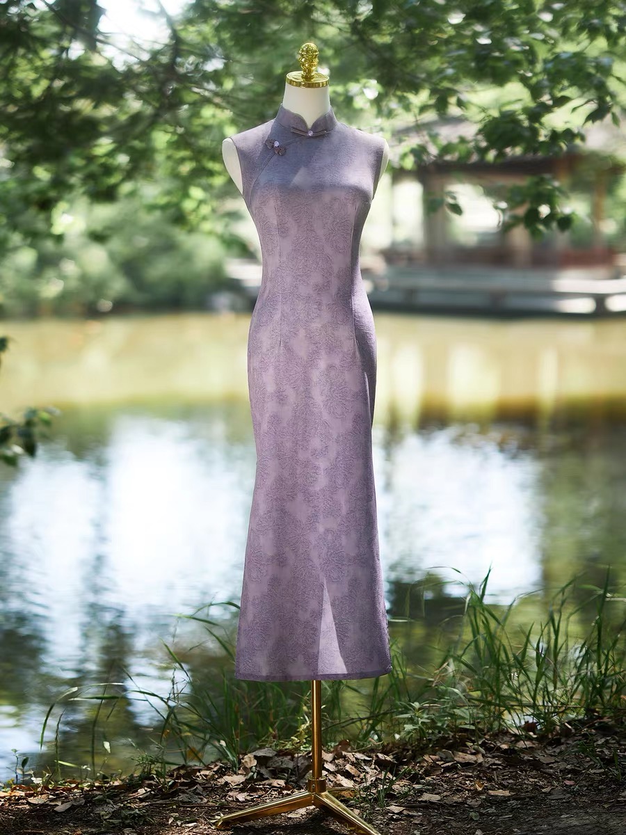 Ci Jia Floral Sleeveless Cheongsam