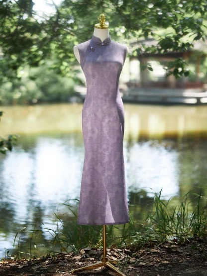 Ci Jia Floral Sleeveless Cheongsam