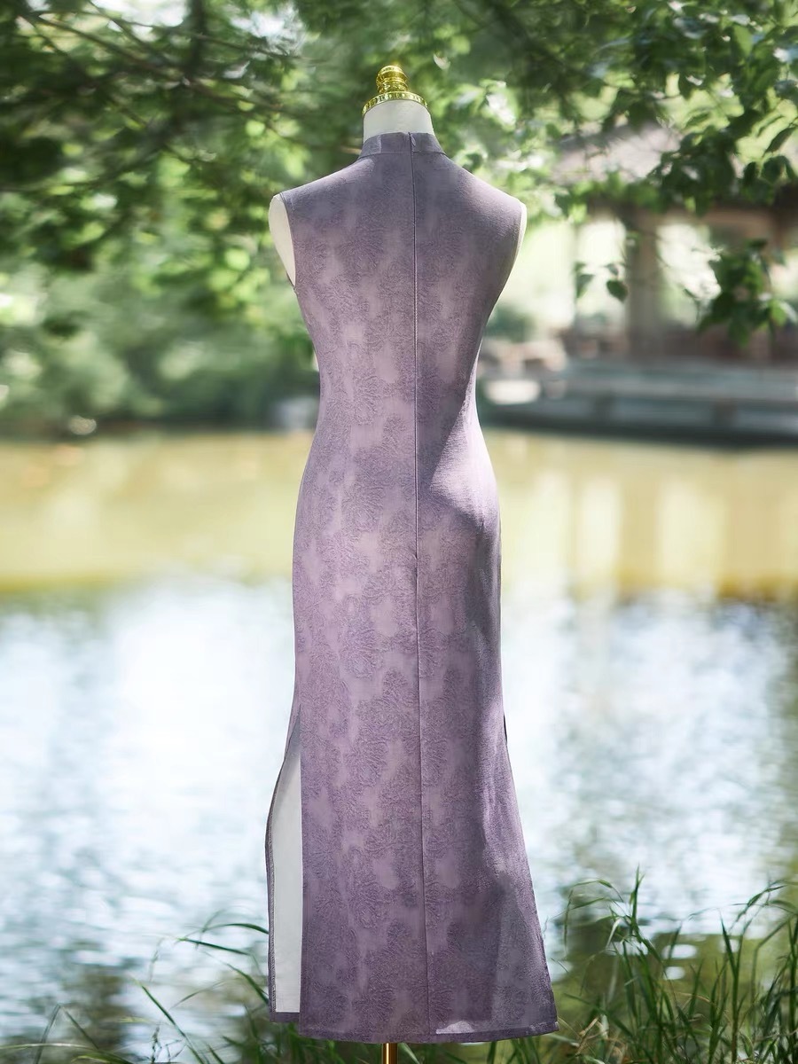 Ci Jia Floral Sleeveless Cheongsam