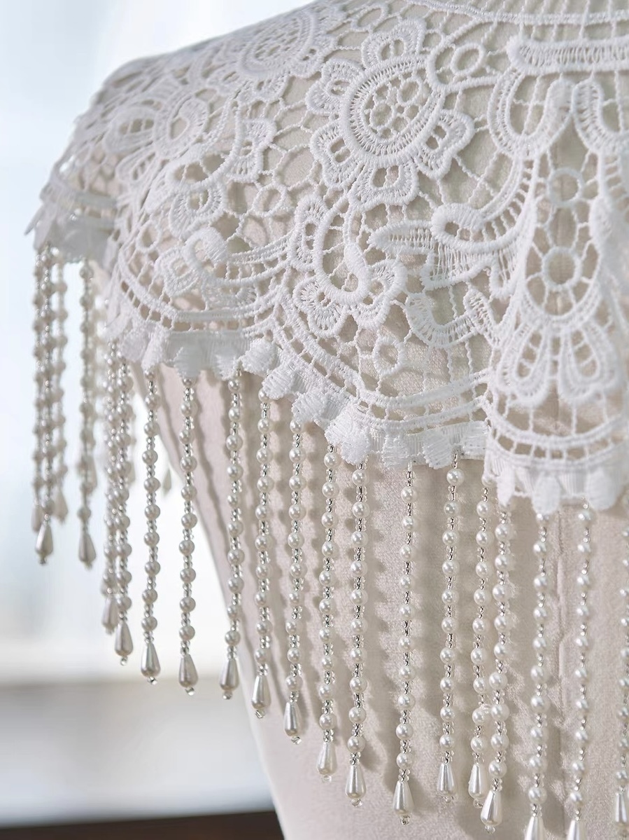 Ci Ju Pearly Lace Shawl