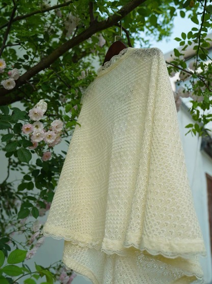 Ci Juan Crochet Cape Shawl