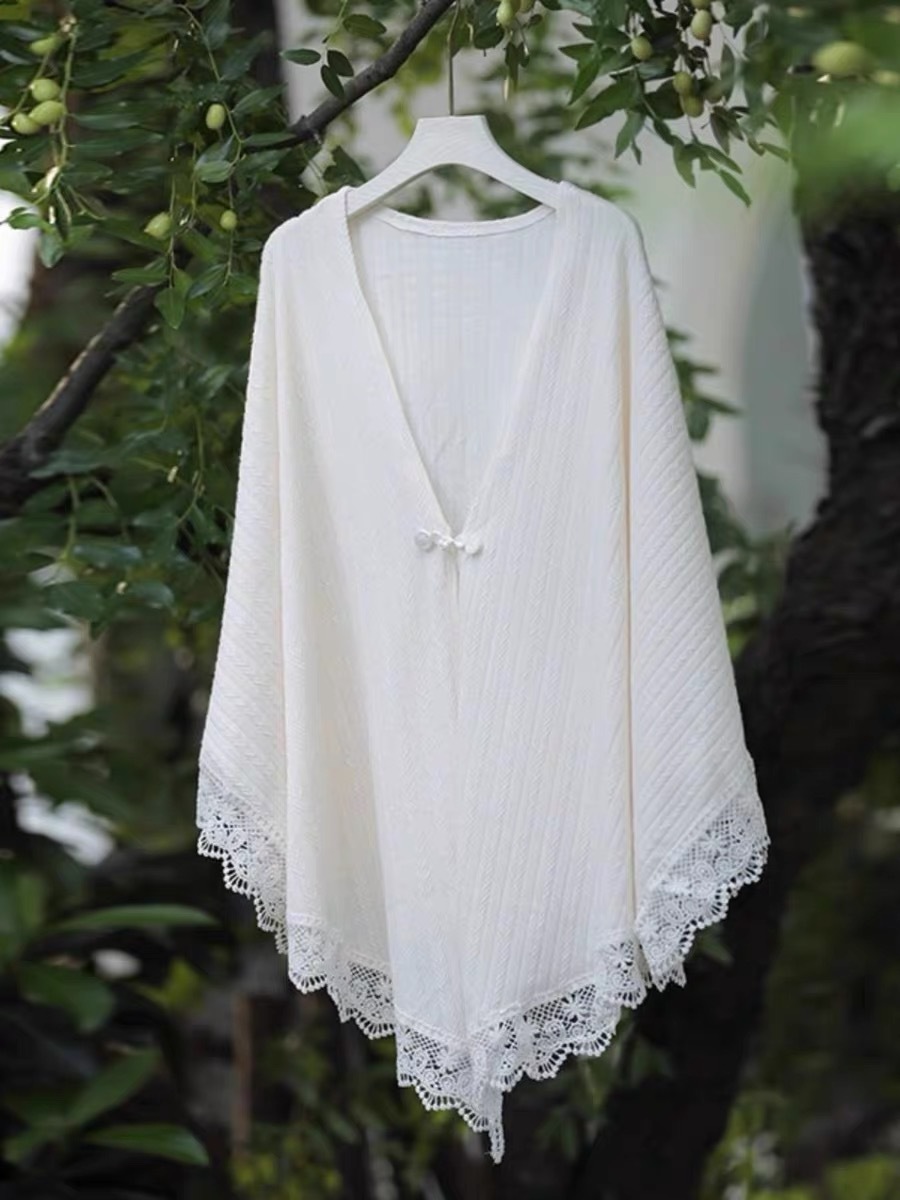 Ci Ke Knit Cape Shawl