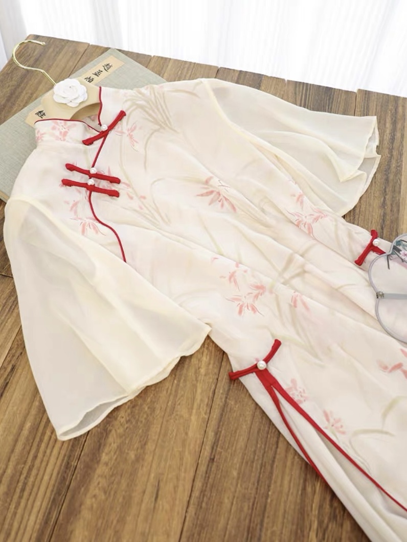 Ci Ling Floral A-Line Cheongsam