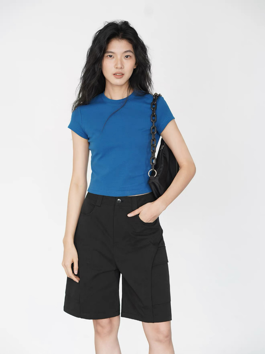 Kai Crew Neck Fitted Tee