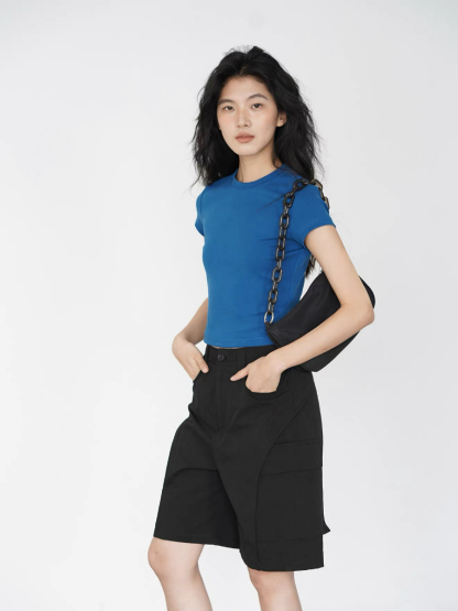 Kai Crew Neck Fitted Tee