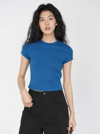 Kai Crew Neck Fitted Tee