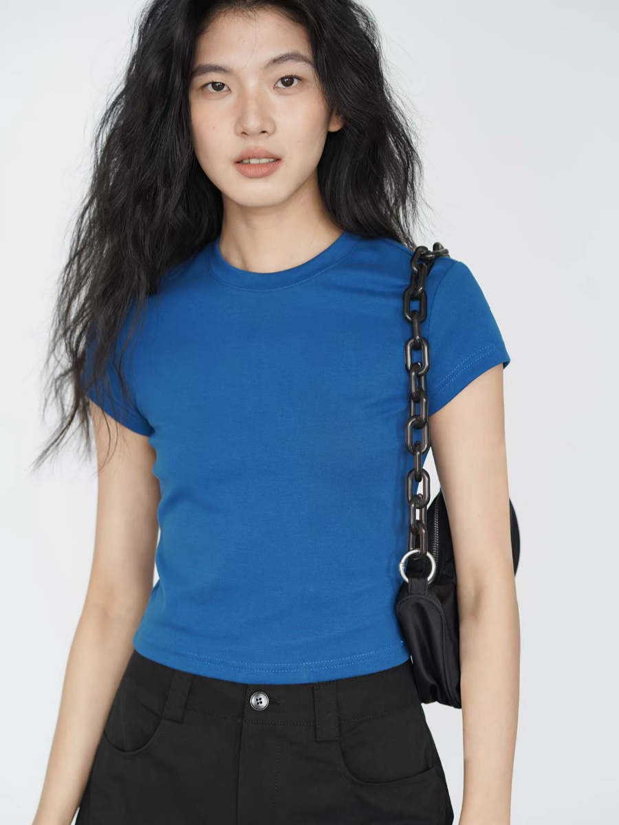 Kai Crew Neck Fitted Tee