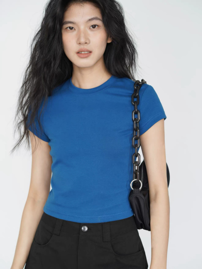 Kai Crew Neck Fitted Tee