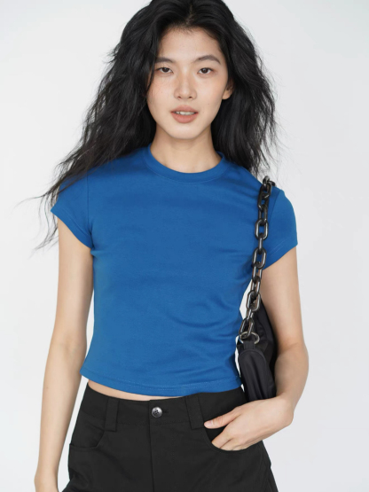 Kai Crew Neck Fitted Tee