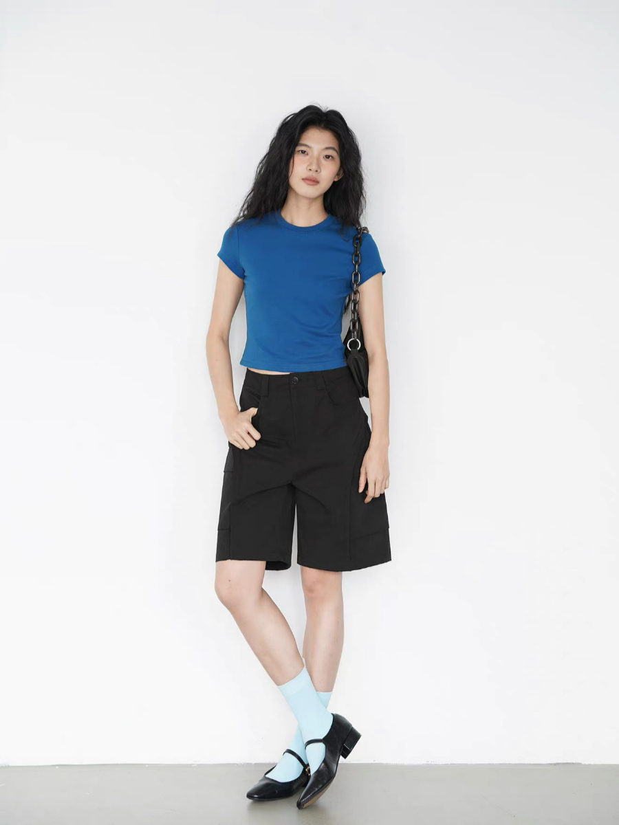 Kai Crew Neck Fitted Tee