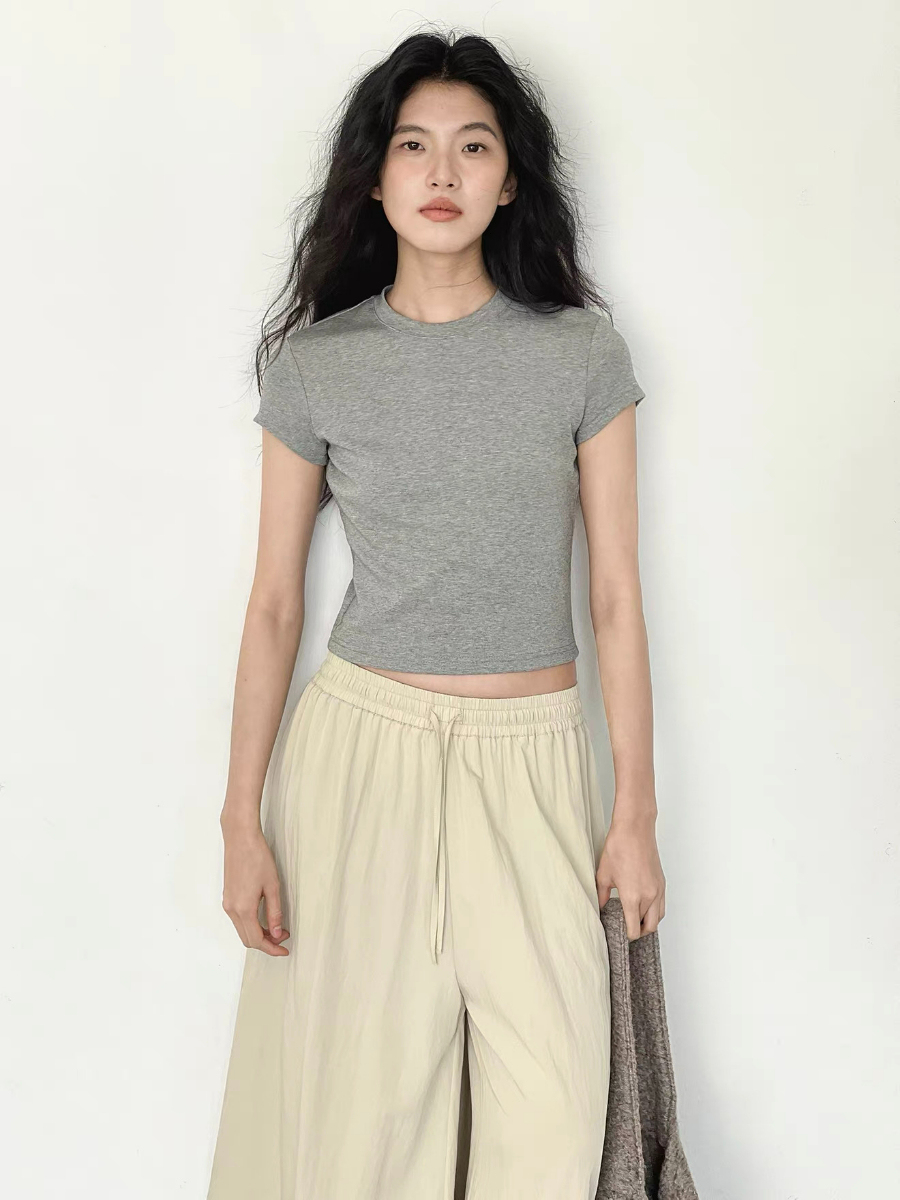 Kai Crew Neck Fitted Tee