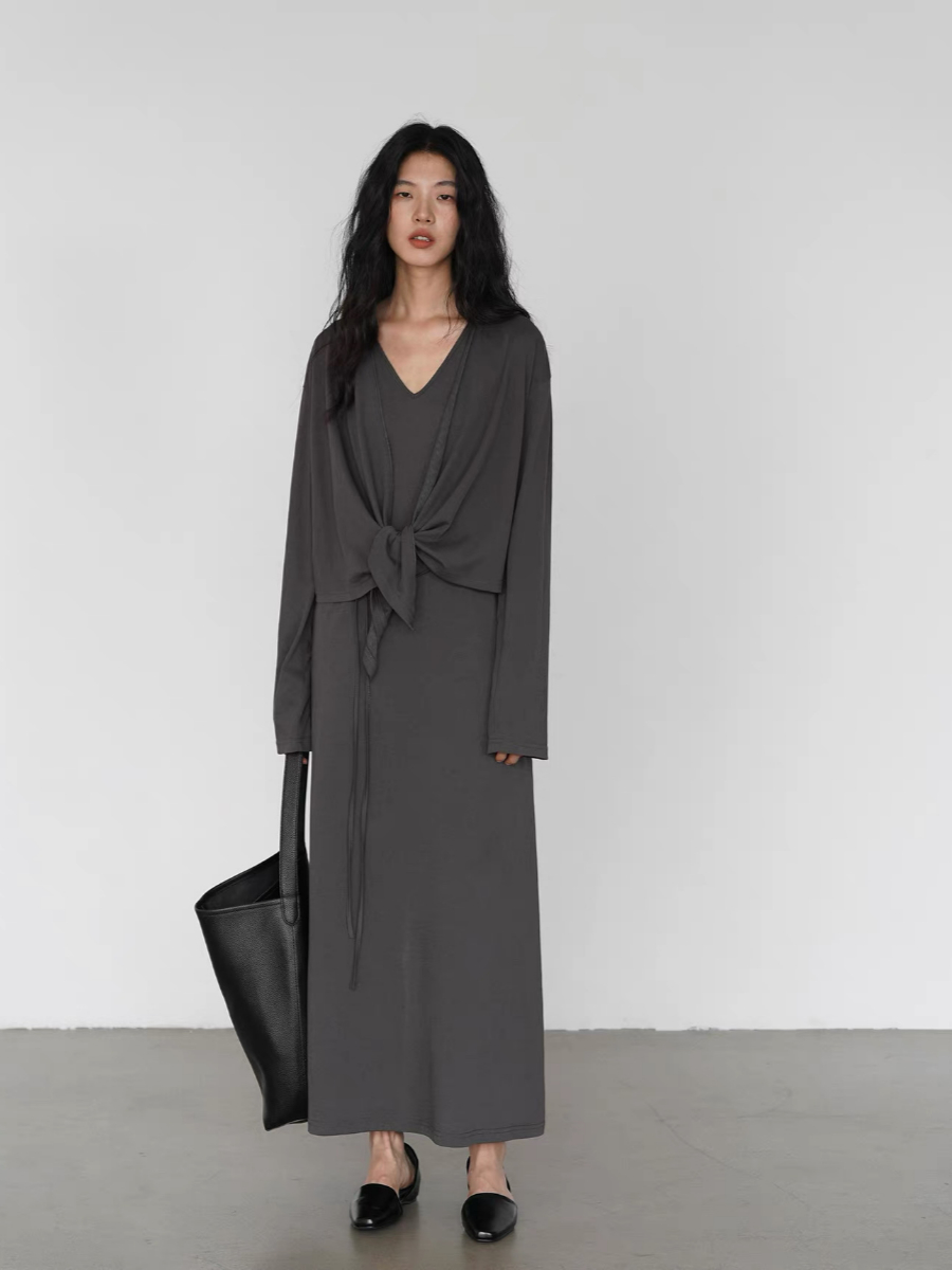 Kehlani Two Piece Cardigan and Dress Set