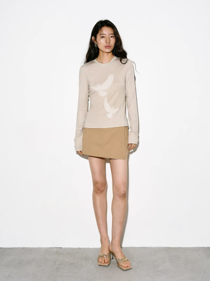 Ken Pigeon Printing Long Sleeve Top