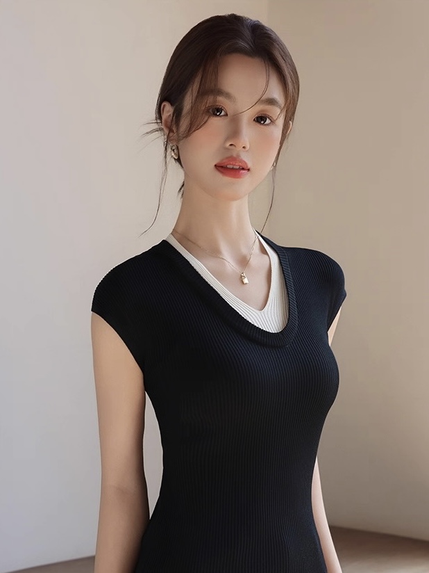 Lucy Fake Two Piece Top