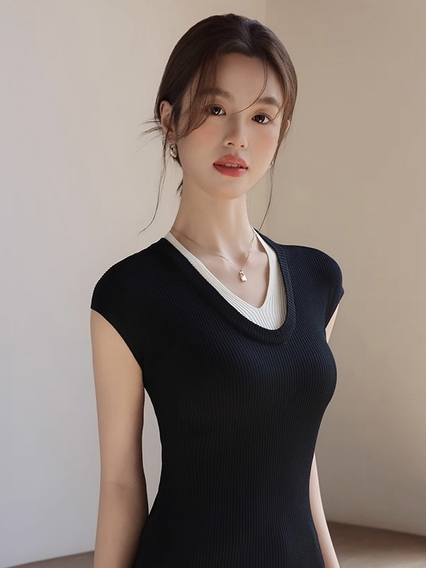 Lucy Fake Two Piece Top