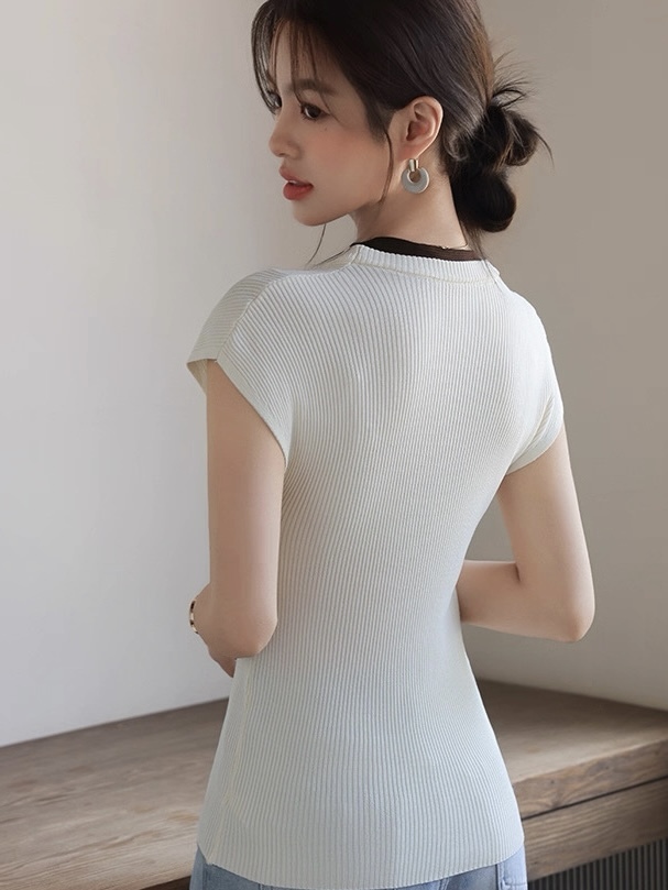 Lucy Fake Two Piece Top