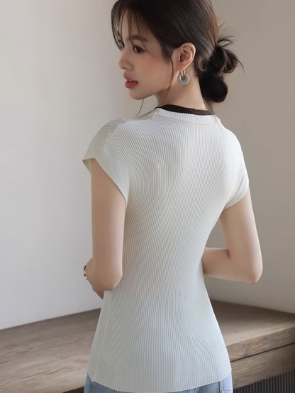 Lucy Fake Two Piece Top