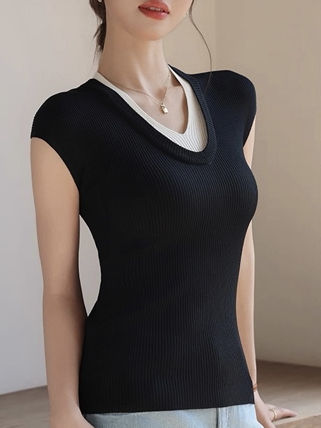 Lucy Fake Two Piece Top