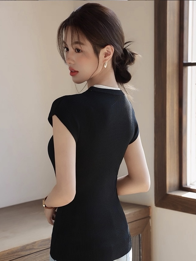 Lucy Fake Two Piece Top