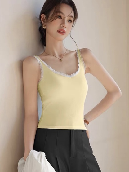 Leilani Lacey Trim Strappy Padded Top