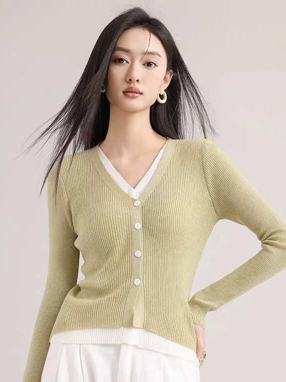 Lennon Fake Two Piece Cardigan