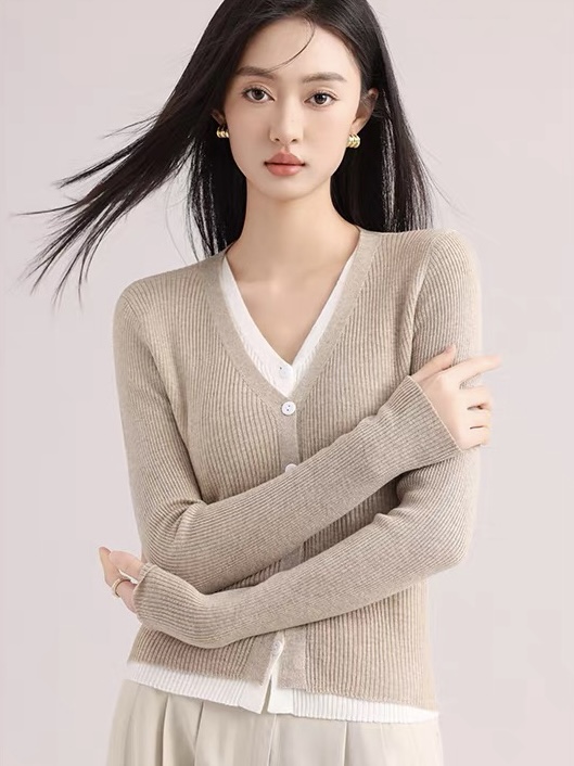 Lennon Fake Two Piece Cardigan