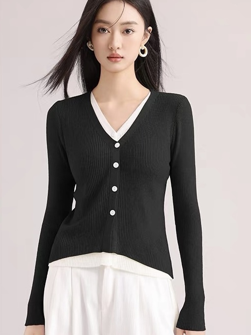 Lennon Fake Two Piece Cardigan