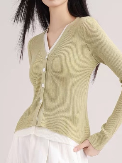 Lennon Fake Two Piece Cardigan