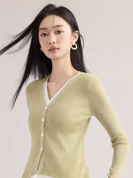 Lennon Fake Two Piece Cardigan