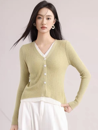 Lennon Fake Two Piece Cardigan