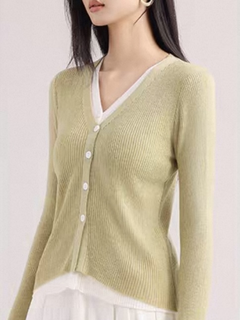 Lennon Fake Two Piece Cardigan