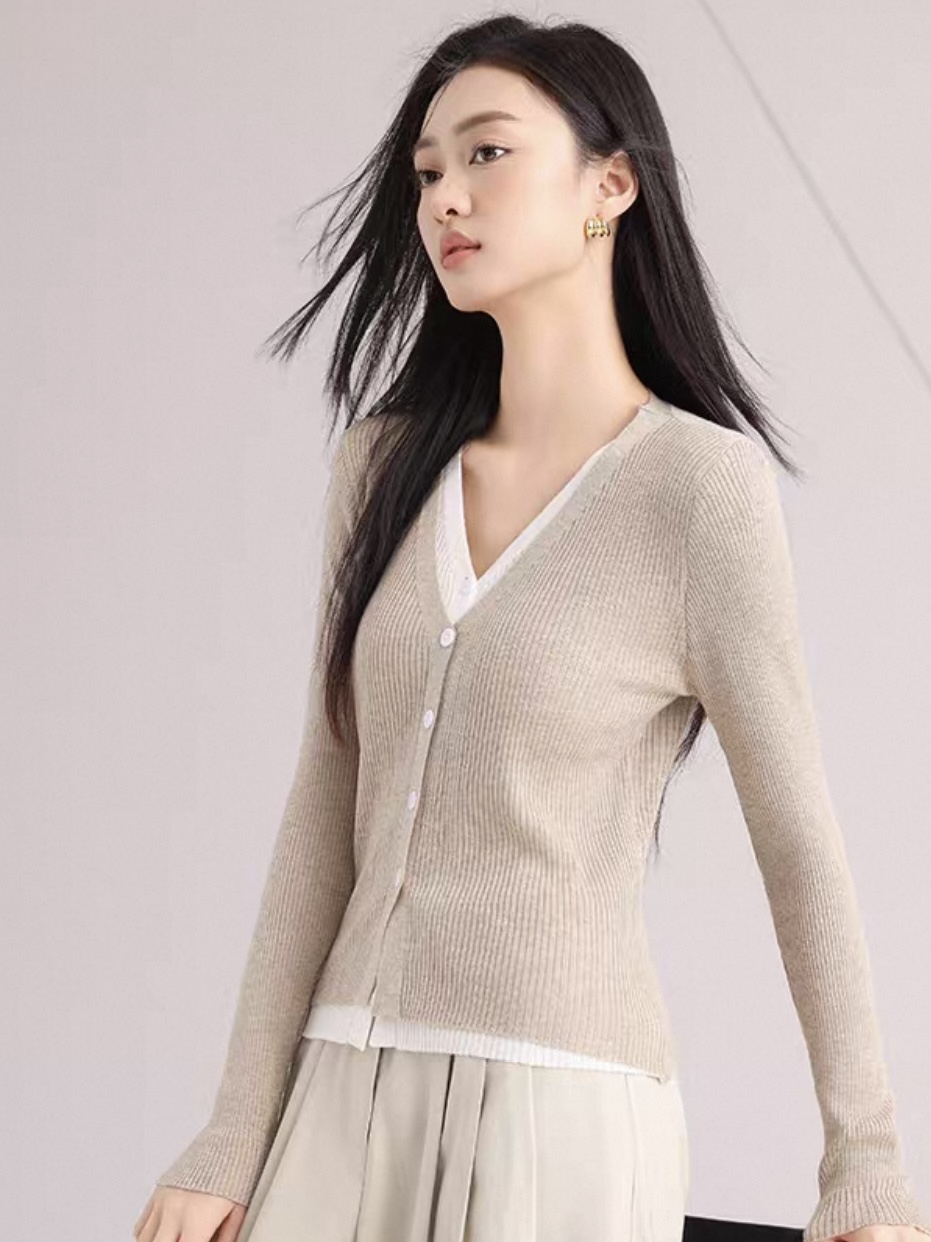 Lennon Fake Two Piece Cardigan