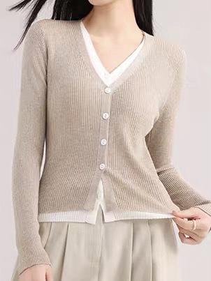 Lennon Fake Two Piece Cardigan