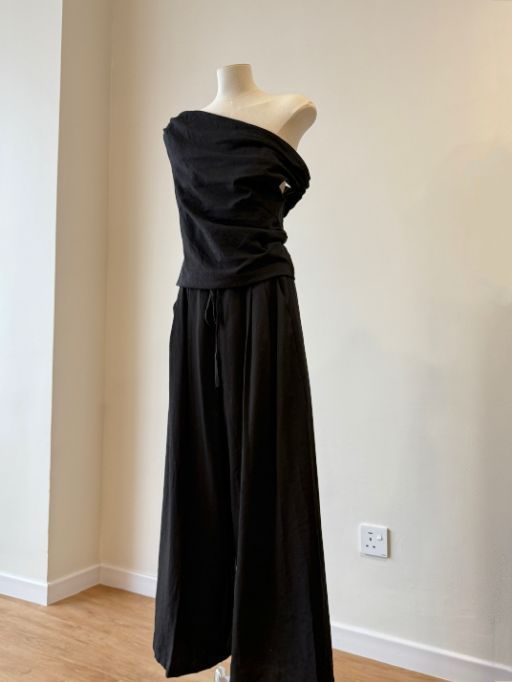 Landon One Shoulder Top & Pants Set (POS)