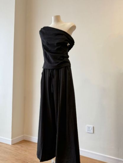 Landon One Shoulder Top & Pants Set (POS)