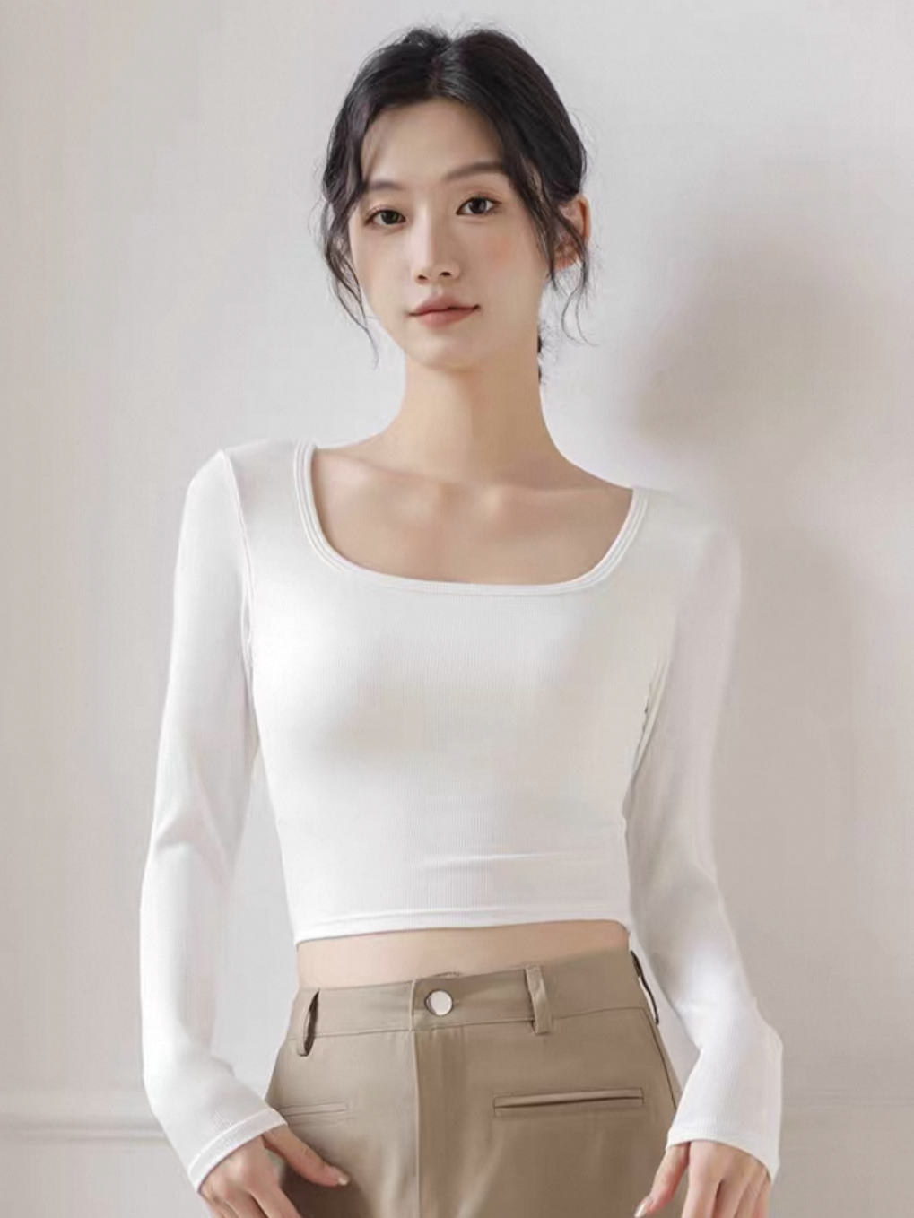 Lilian Square Neck Top