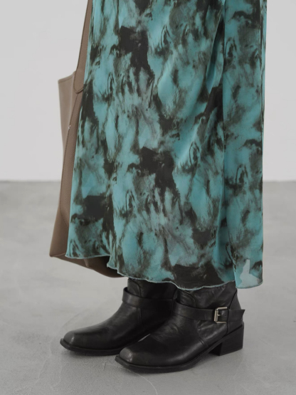 Kayce Water Dye Long Sleeve Dress