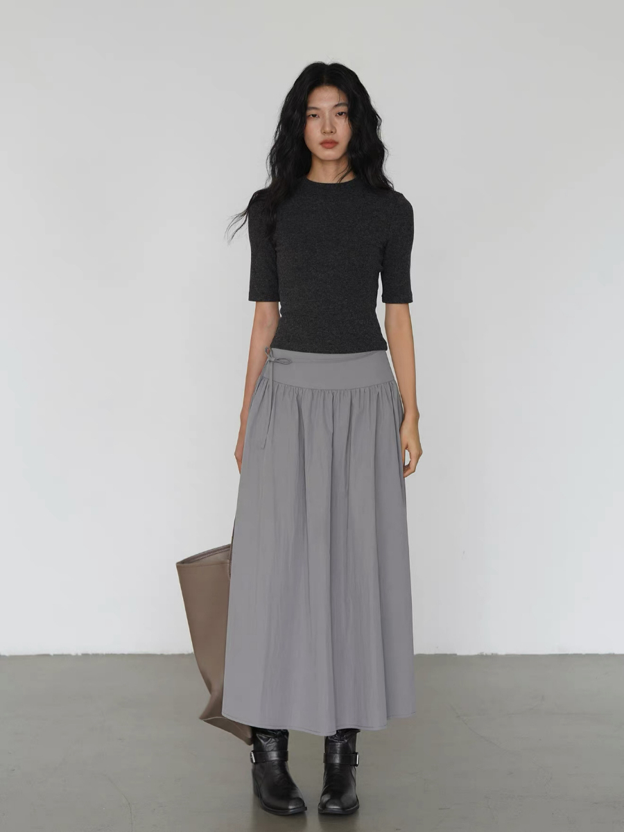 Koda Crew Neck Mid Sleeve Knit Top