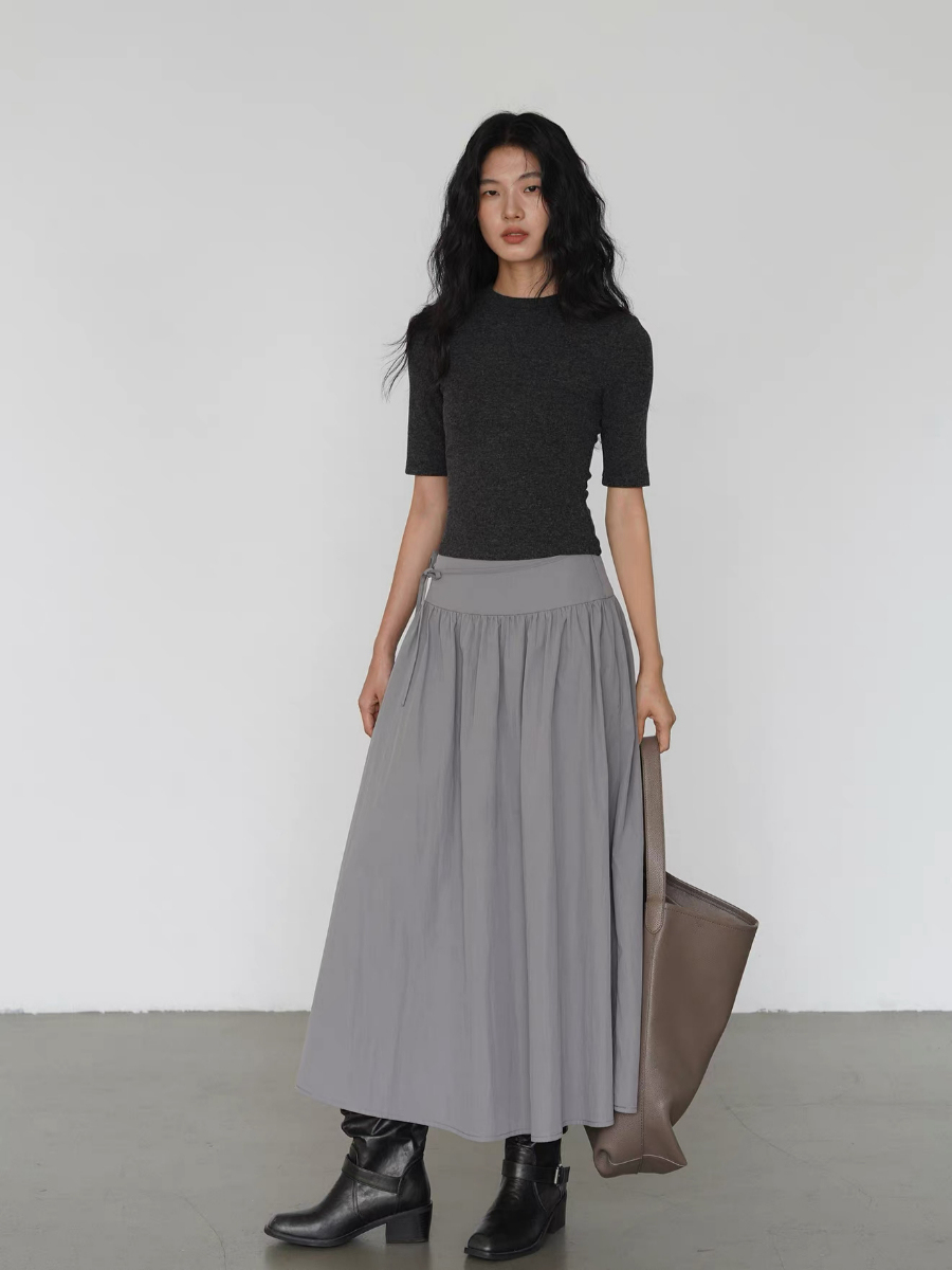 Koda Crew Neck Mid Sleeve Knit Top