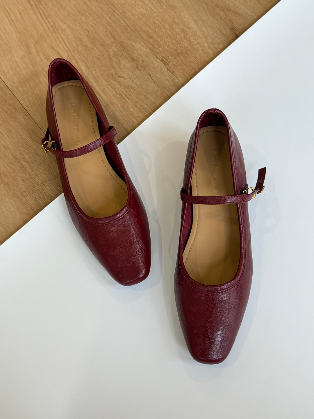 Merlot Mary Jane Heels